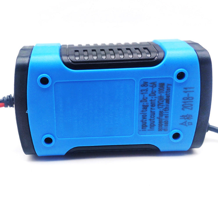 12V 6A Motorcycle & Car Battery Charger – Smart Automatic Battery Maintainer