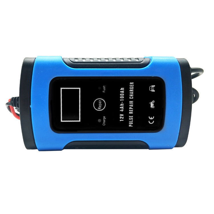 12V 6A Motorcycle & Car Battery Charger – Smart Automatic Battery Maintainer