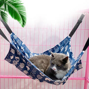 Summer Linen Cat Cage Adjustable Hammock