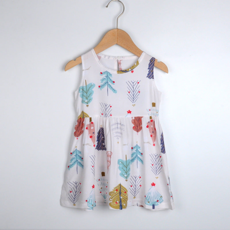 Women's Cotton Silk Beach Princess Dress