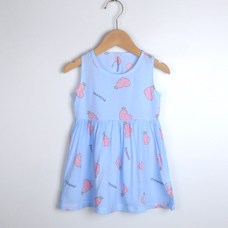 Women's Cotton Silk Beach Princess Dress