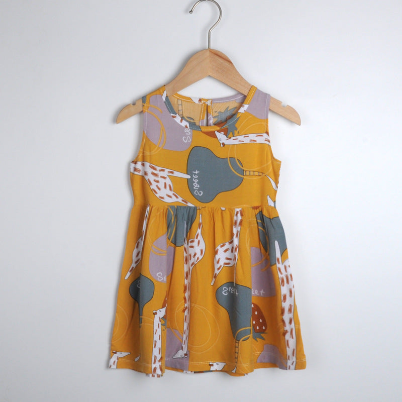 Women's Cotton Silk Beach Princess Dress