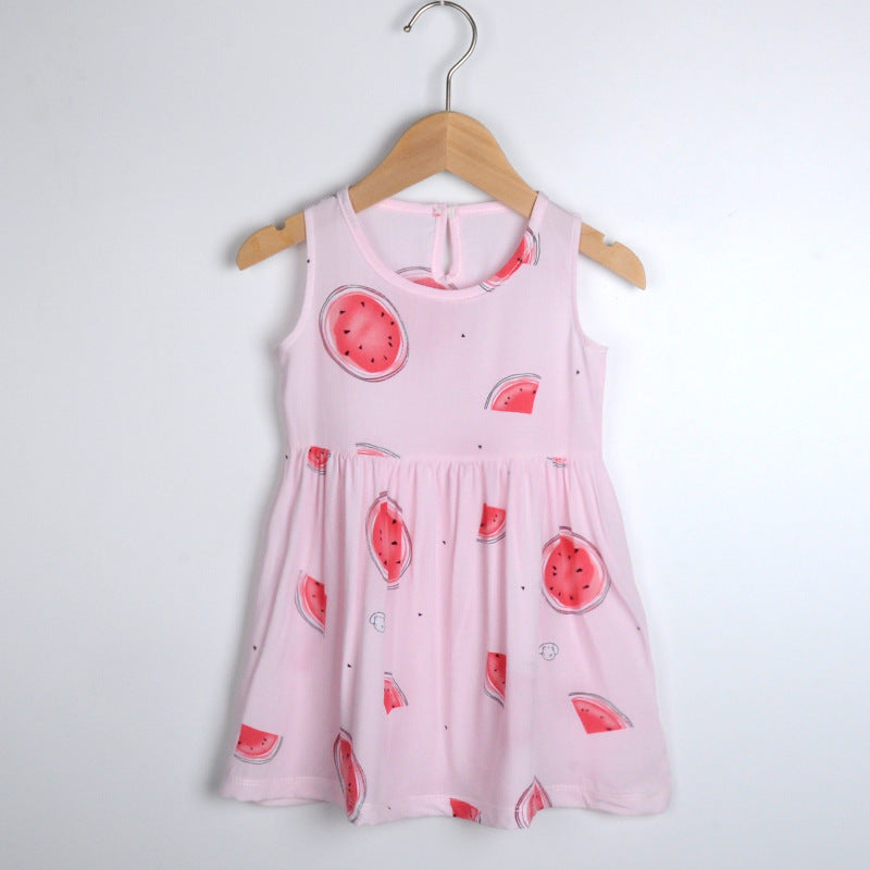 Women's Cotton Silk Beach Princess Dress