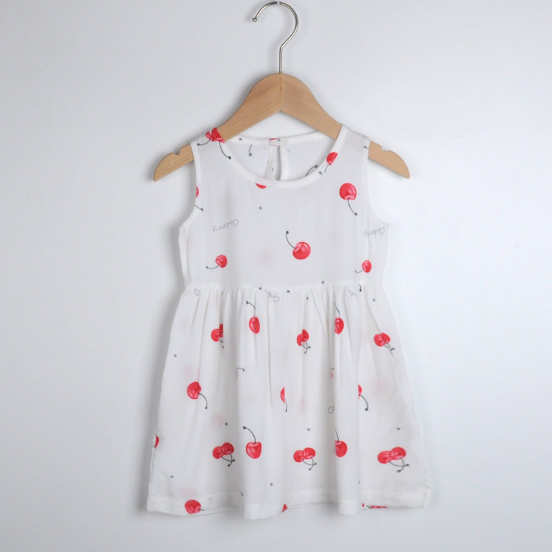 Women's Cotton Silk Beach Princess Dress