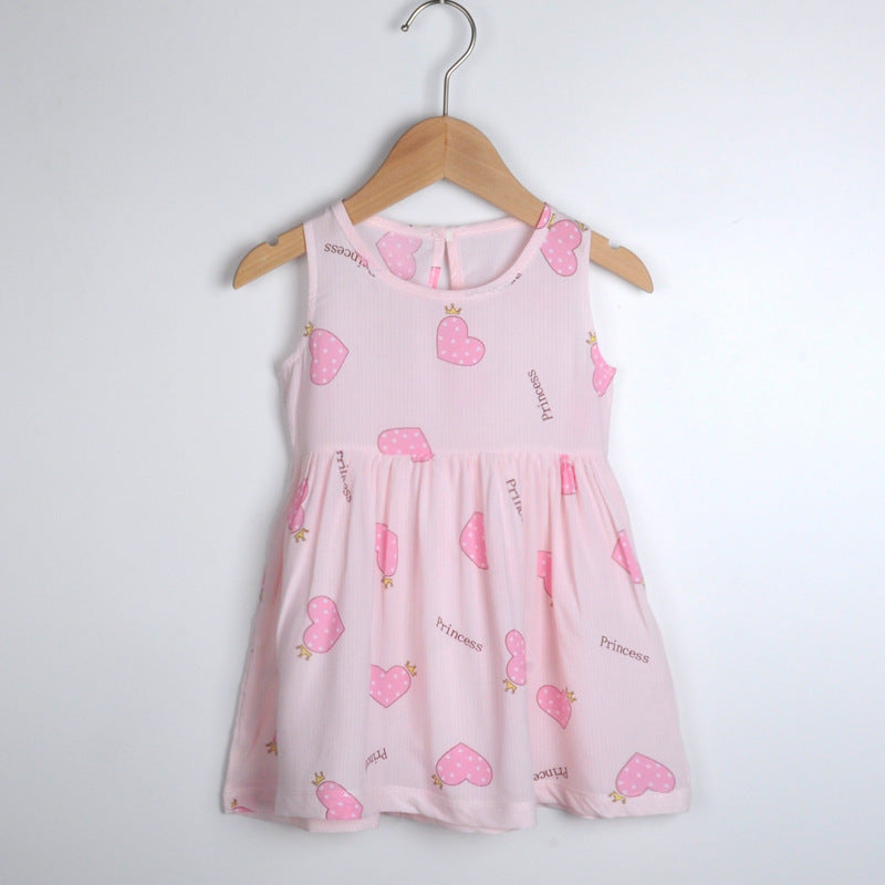 Women's Cotton Silk Beach Princess Dress