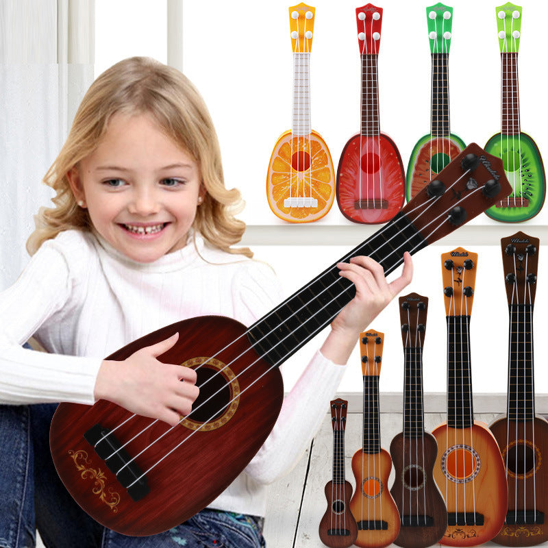 Retro Style Simulation Ukulele Children's Musical Toy