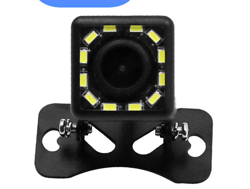 12-Lamp Car HD Night Vision External CCD Camera – Black