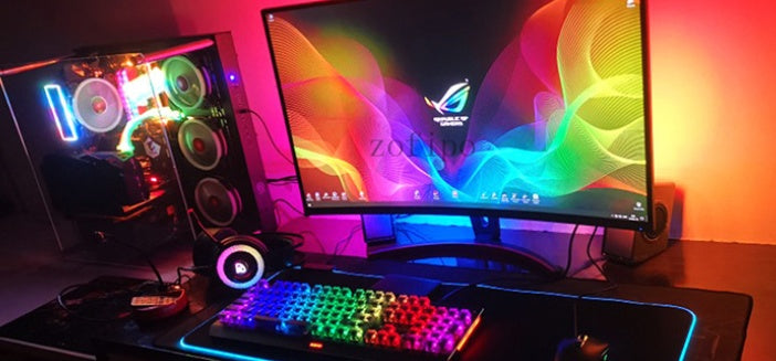 LED Symphony Streamer Light Bar – Computer Monitor RGB Lighting