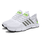 Men’s Lightweight Sports Running Shoes – Flying Woven Mesh, Flat Sole