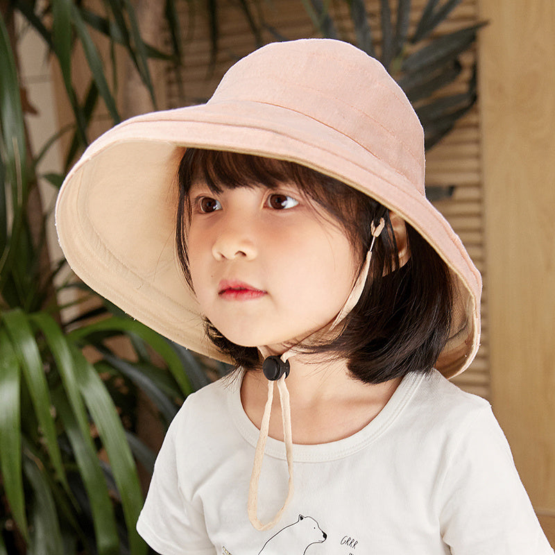 Sun Protection Big Brim Sun Hat Parent-Child Double-Sided