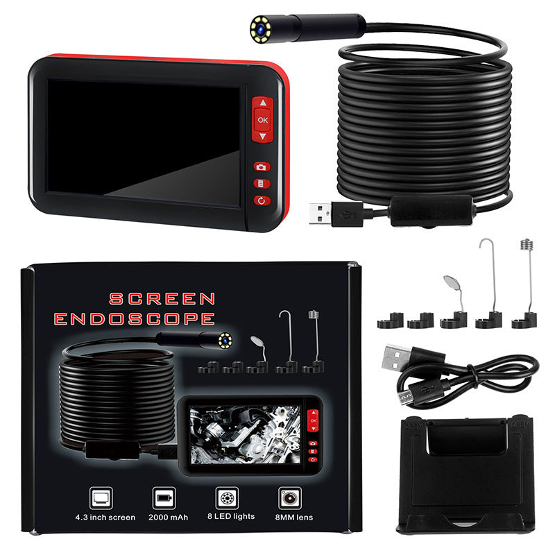 Mobile Phone WiFi Endoscope HD Camera – 8mm Probe for Industrial & Automotive Inspection