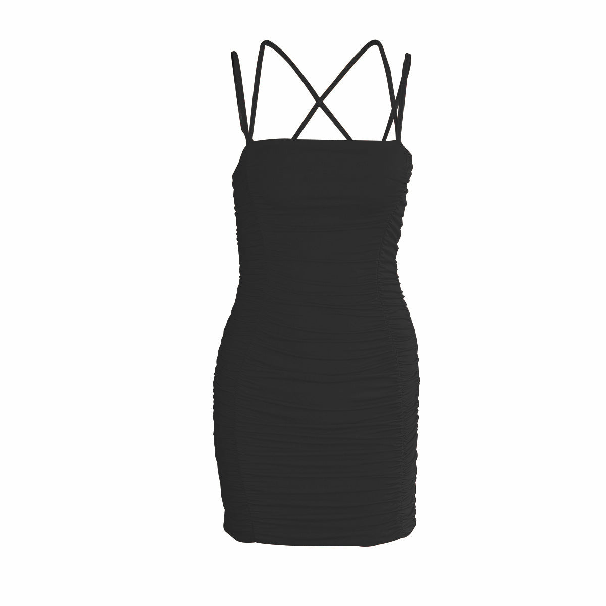 Ladies Casual Sling Pleated Dress Bag Hip Skirt