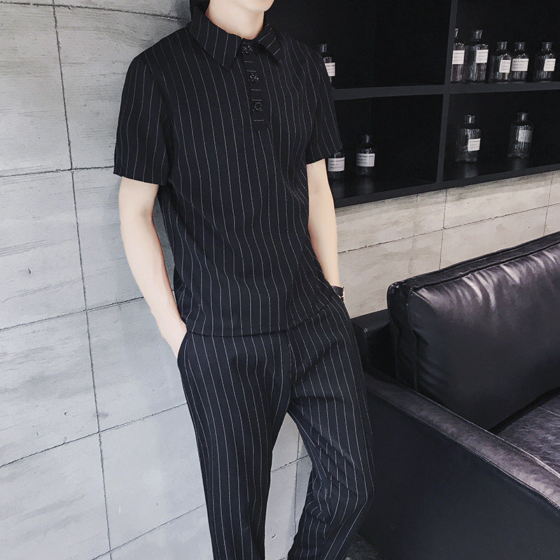 Social Youth Movement Nine Pants Two-Piece Set