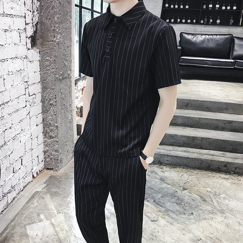 Social Youth Movement Nine Pants Two-Piece Set