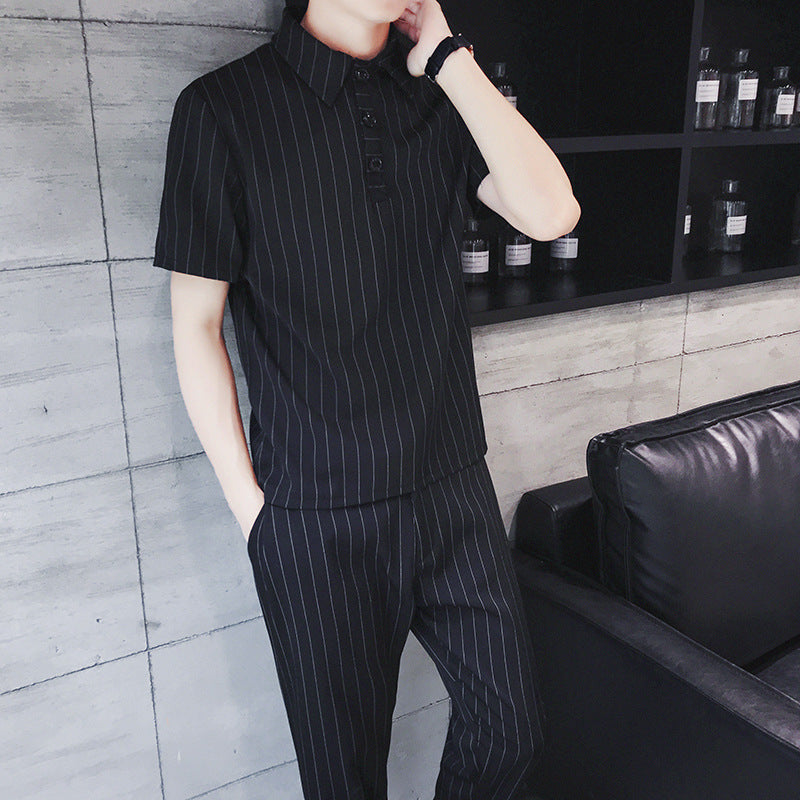Social Youth Movement Nine Pants Two-Piece Set