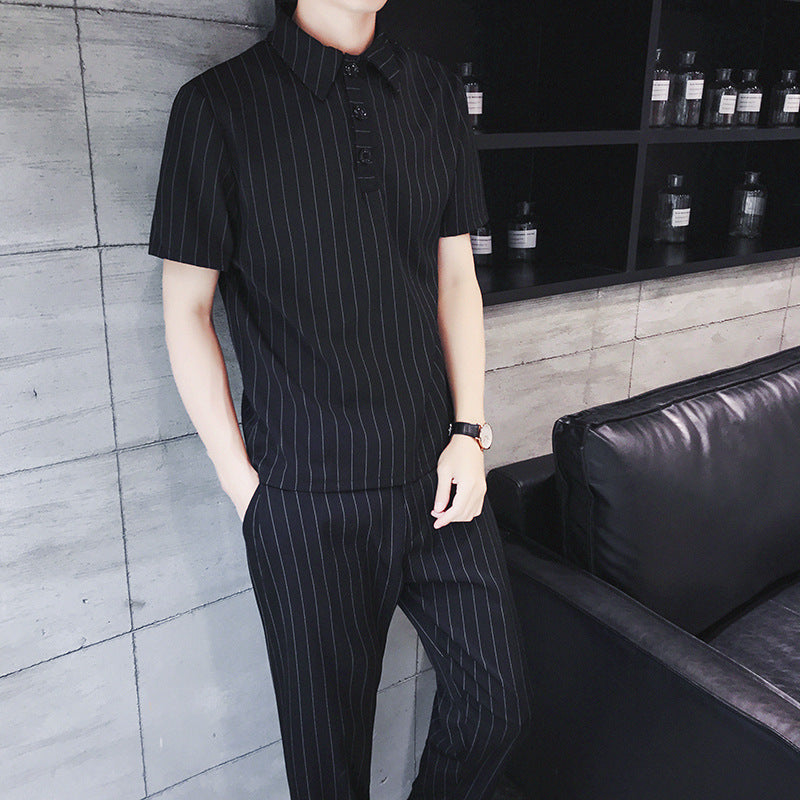 Social Youth Movement Nine Pants Two-Piece Set