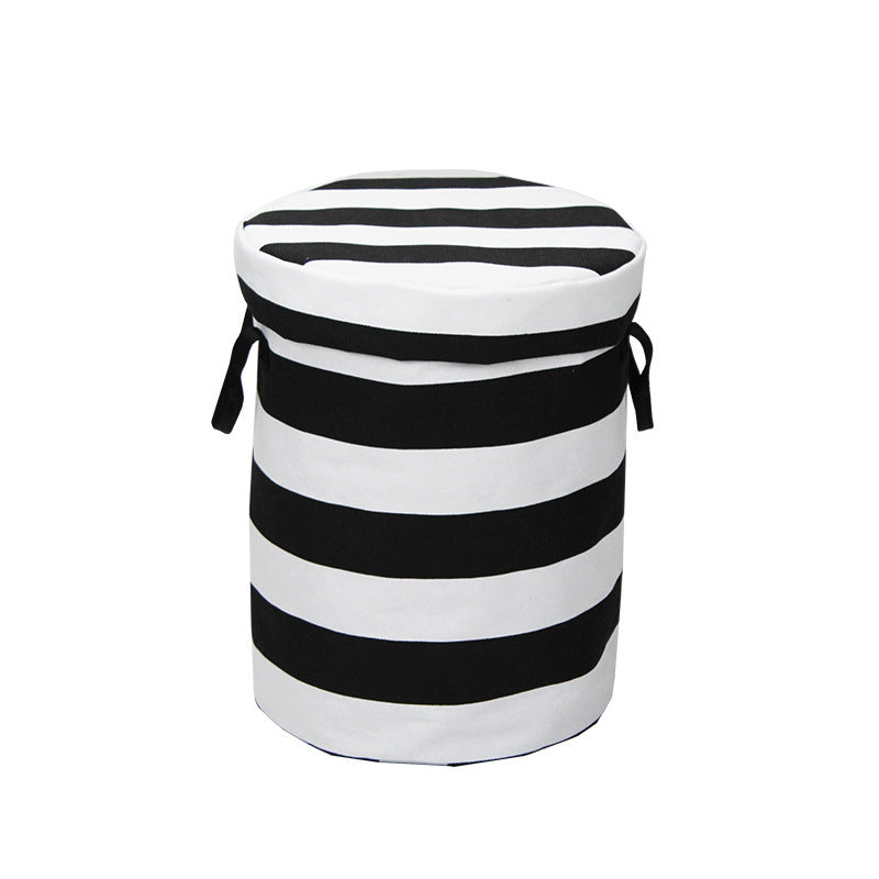 Large Canvas Fabric Storage Box – Toy & Household Organizer