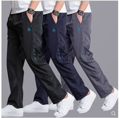 Men’s Quick-Dry Mesh Pants – Lightweight Breathable Straight Trousers