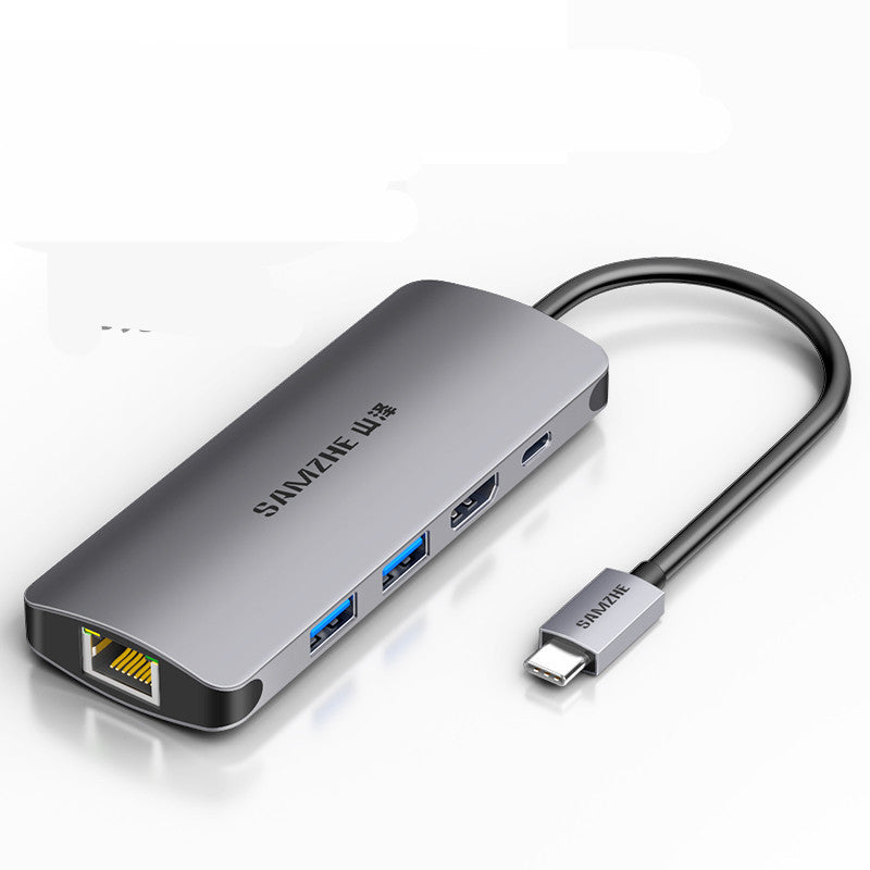 USB-C Multi-Port Expansion Dock – 7-in-1 Hub with 4K HDMI, 3×USB 3.0, SD/MicroSD, 100W PDUSB-C Multi-Port Expansion Dock – 7-in-1 Hub with 4K HDMI, 3×USB 3.0, SD/MicroSD, 100W PD