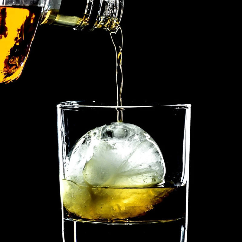 Silicone Whiskey Ice Sphere Mold For Cocktails And Parties