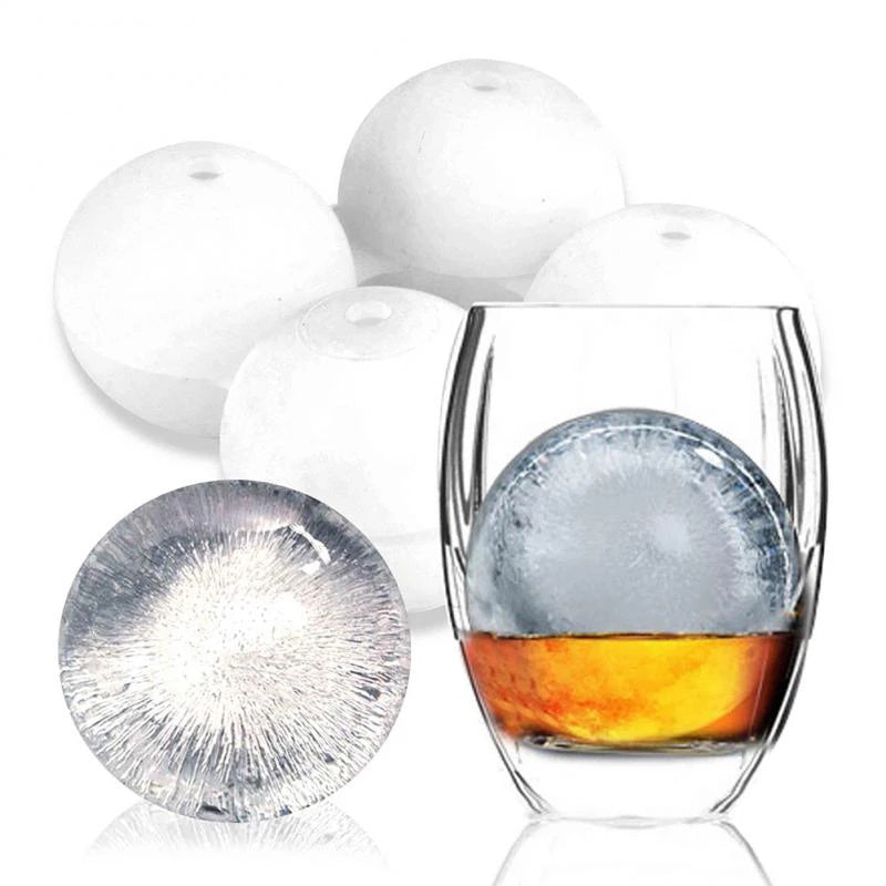 Silicone Whiskey Ice Sphere Mold For Cocktails And Parties