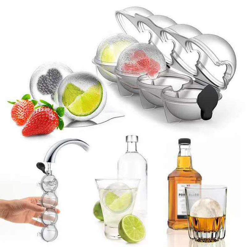 Silicone Whiskey Ice Sphere Mold For Cocktails And Parties