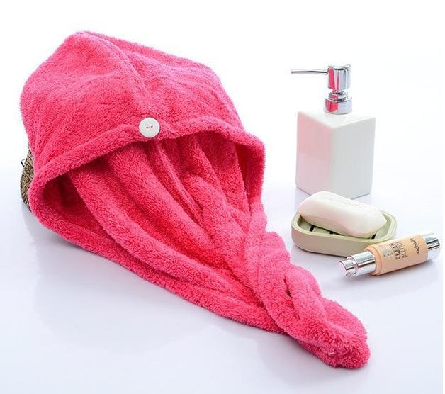 Women’s Hair Dryer Cap – Absorbent Hair Drying Towel