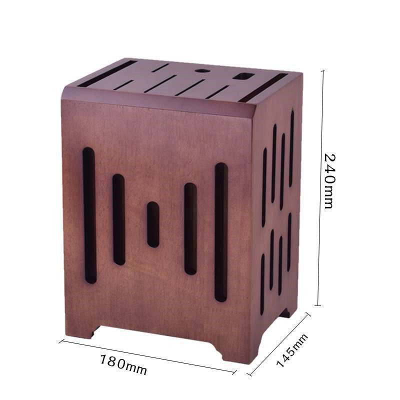 Wall-Mounted Ventilated Kitchen Knife Holder – Space-Saving & Hygienic Storage Solution