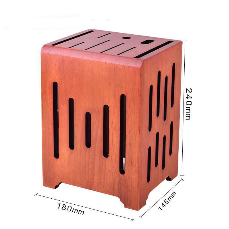 Wall-Mounted Ventilated Kitchen Knife Holder – Space-Saving & Hygienic Storage Solution