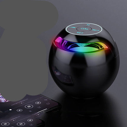Clock Colorful Bluetooth Speaker Mini Portable