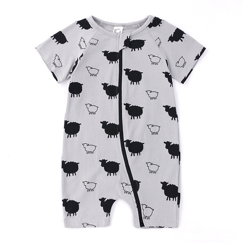 Fashion Baby Cotton Romper – Cartoon One-Piece Outfit