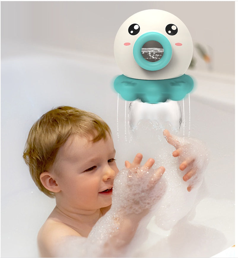 Octopus Fountain Bath Toy – Rotating Water Jet Sprinkler for Kids’ Bath, Beach, and Summer Play
