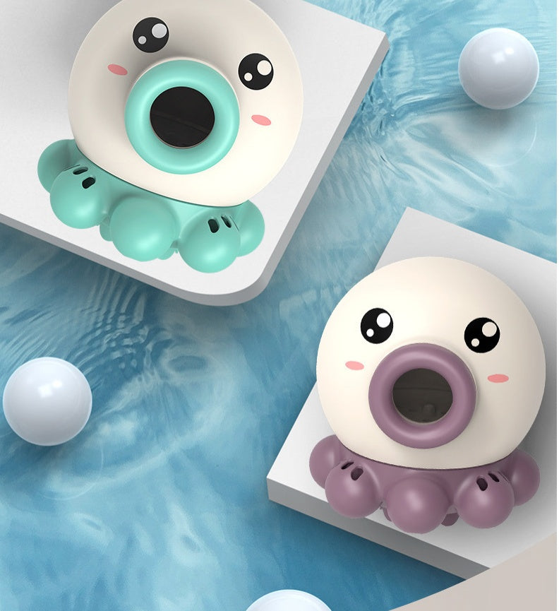 Octopus Fountain Bath Toy – Rotating Water Jet Sprinkler for Kids’ Bath, Beach, and Summer Play