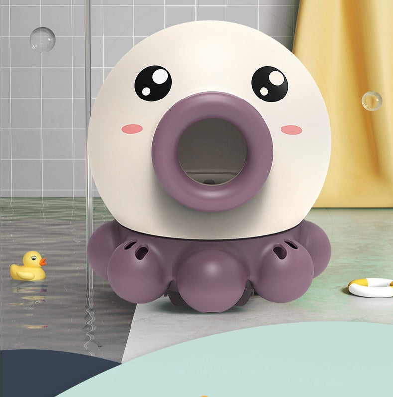 Octopus Fountain Bath Toy – Rotating Water Jet Sprinkler for Kids’ Bath, Beach, and Summer Play