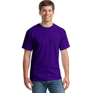Round Neck T Shirt Solid Color Short Sleeved Men's T Shirt