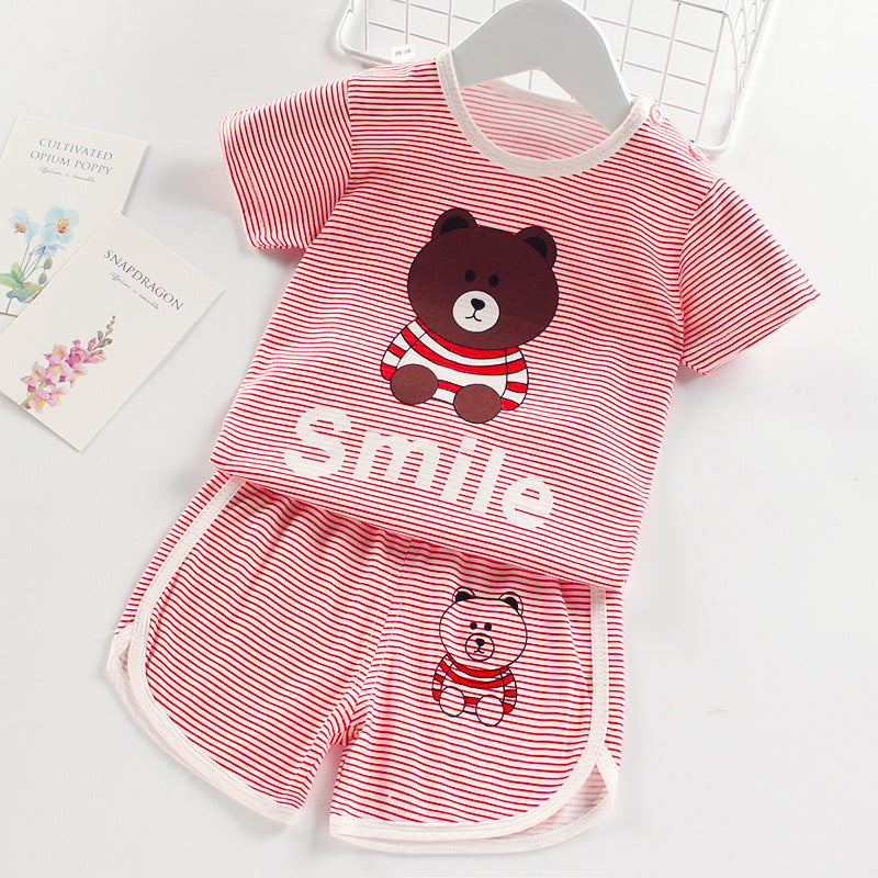 Kids Unisex Short Sleeve Woolen Set Regular Fit Trendy