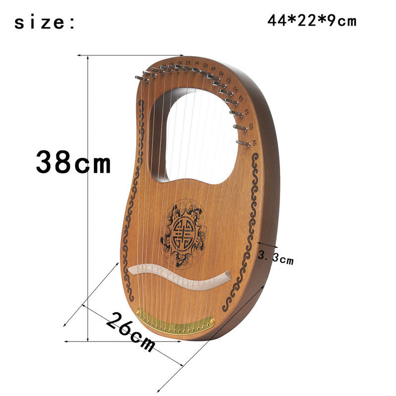 16 String Harp Musical Instrument Portable