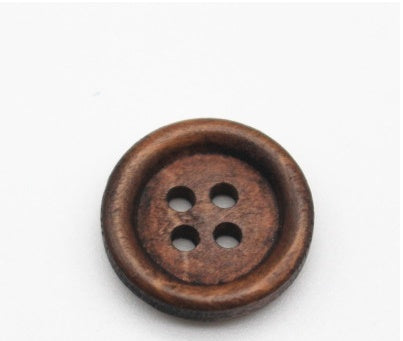 Natural Wood Head Buckle – Children’s Coat and Suit Buckle Accessories