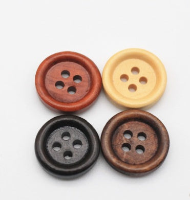 Natural Wood Head Buckle – Children’s Coat and Suit Buckle Accessories