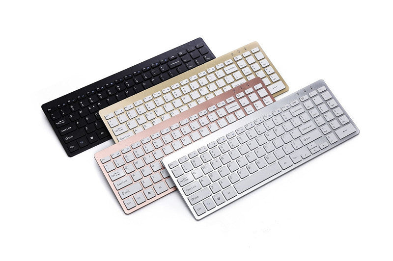 Wireless USB Keyboard – Slim Business Keyboard with Quiet Keys (2.4G, Plug-and-Play)