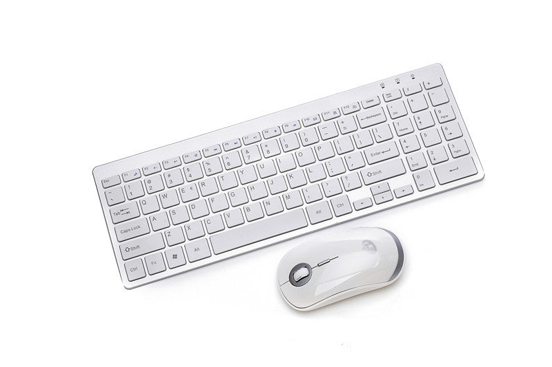 Wireless USB Keyboard – Slim Business Keyboard with Quiet Keys (2.4G, Plug-and-Play)