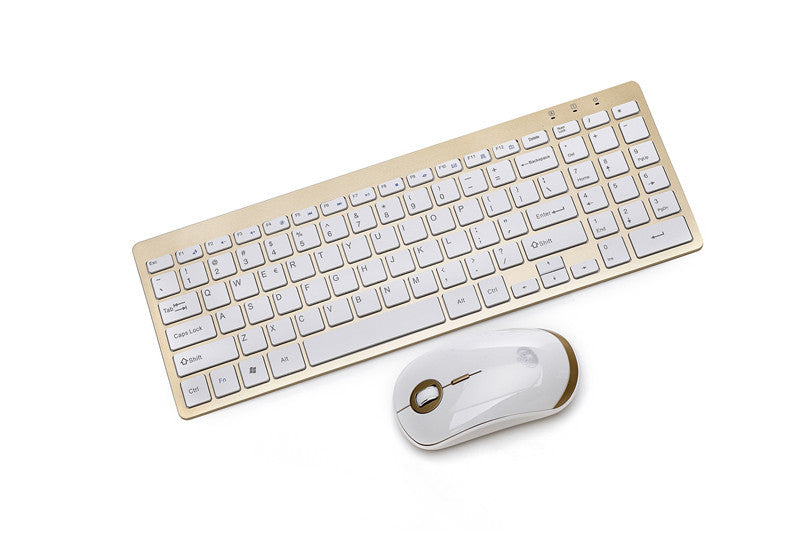 Wireless USB Keyboard – Slim Business Keyboard with Quiet Keys (2.4G, Plug-and-Play)