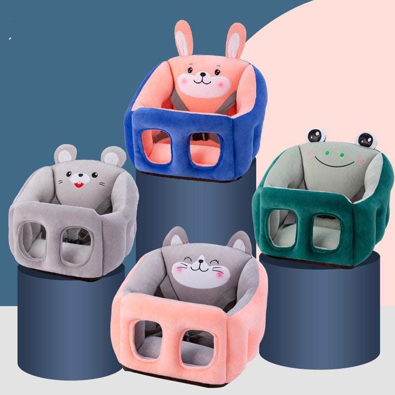 Unisex Kids Cartoon Portable Baby Dining Chair PP Cotton