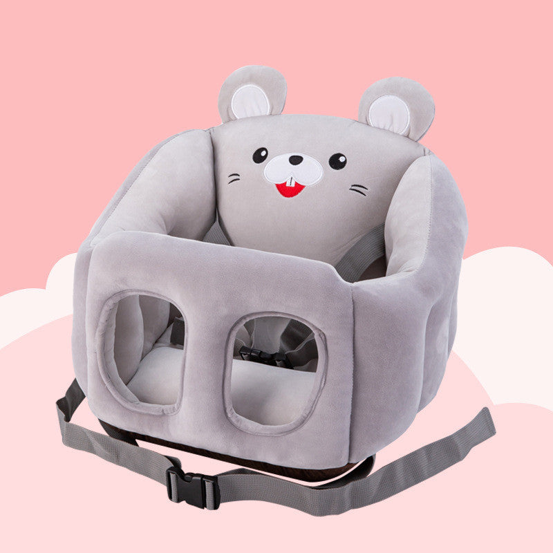 Unisex Kids Cartoon Portable Baby Dining Chair PP Cotton
