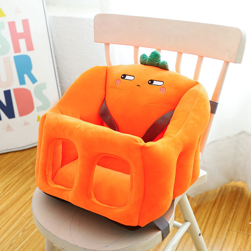 Unisex Kids Cartoon Portable Baby Dining Chair PP Cotton
