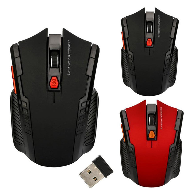 2.4G Wireless Gaming Mouse – Adjustable DPI, Rechargeable, Ergonomic (USB Receiver)