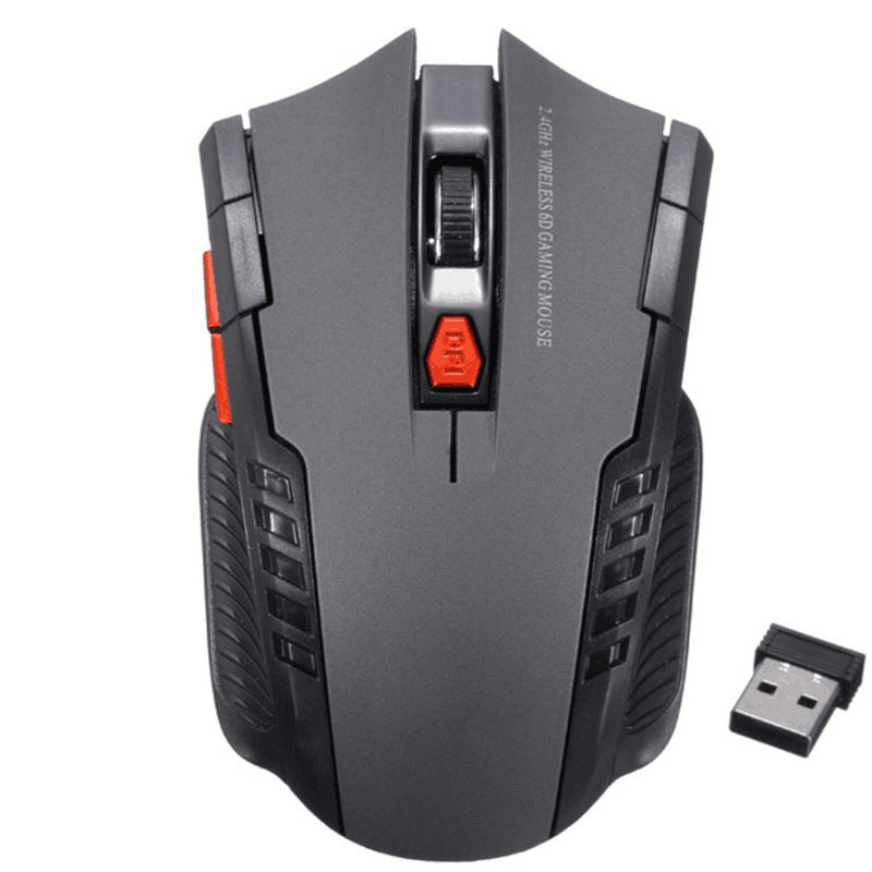 2.4G Wireless Gaming Mouse – Adjustable DPI, Rechargeable, Ergonomic (USB Receiver)