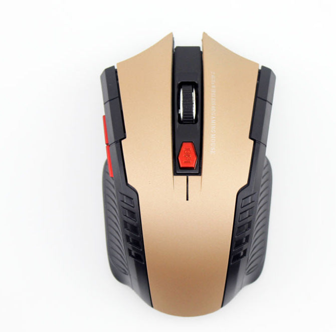 2.4G Wireless Gaming Mouse – Adjustable DPI, Rechargeable, Ergonomic (USB Receiver)