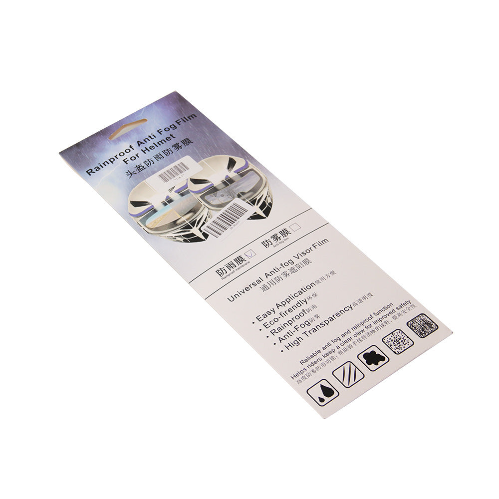 Cross-Border Exclusively For Motorcycle Supplies Helmet Shield, Sun Visor, High Permeability Anti-Fog Film, Suitable For Most Helmets