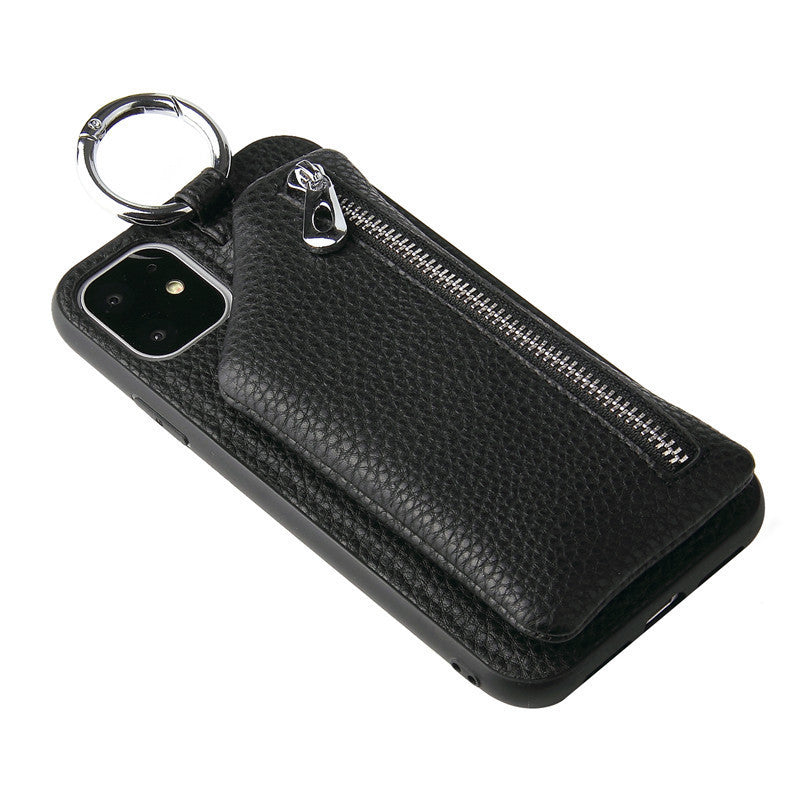 PU Leather Crossbody Wallet Phone Case with Strap Cord and Coin Purse